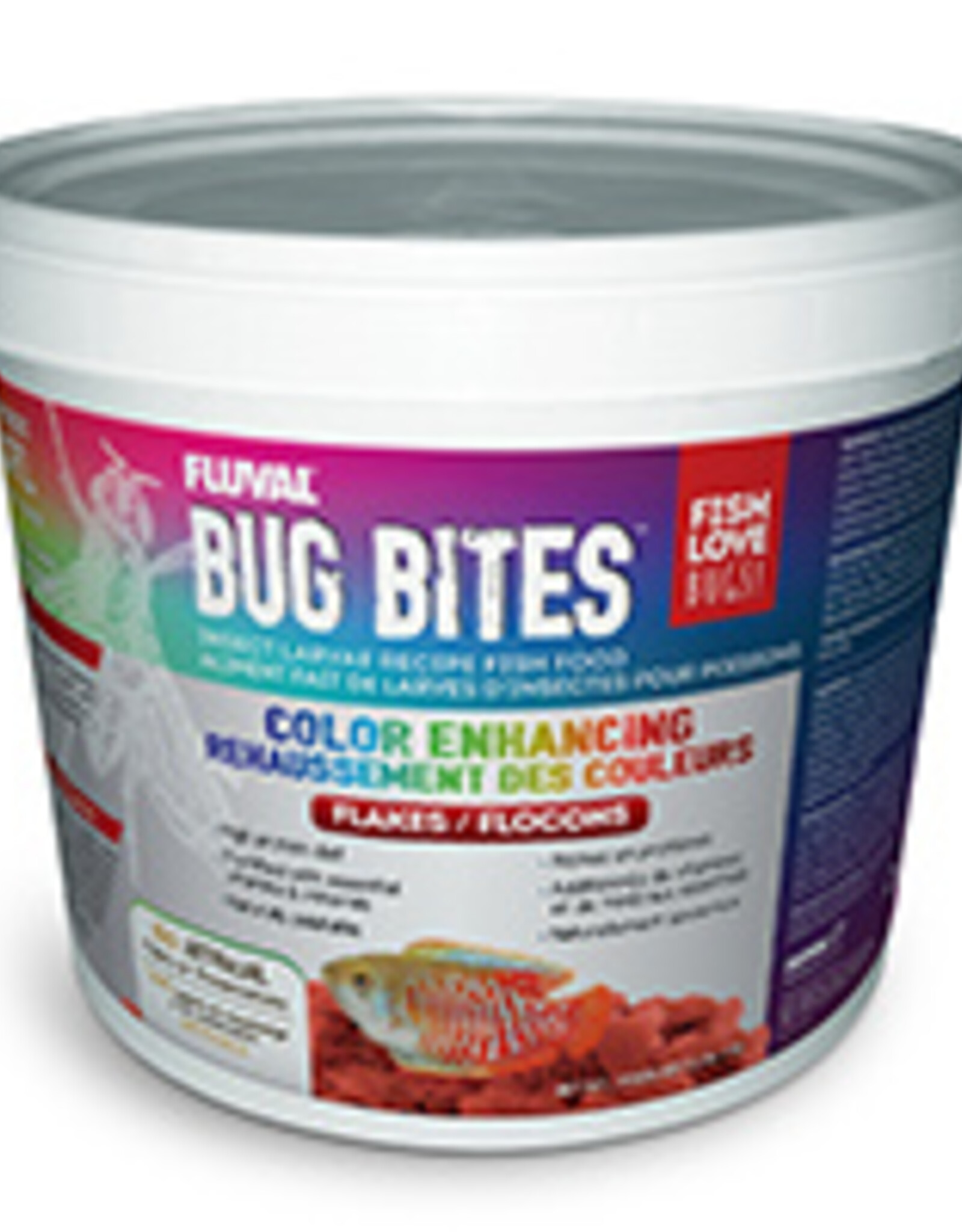Fluval FLUVAL Bug Bites Flakes Color Enhancing 1kg