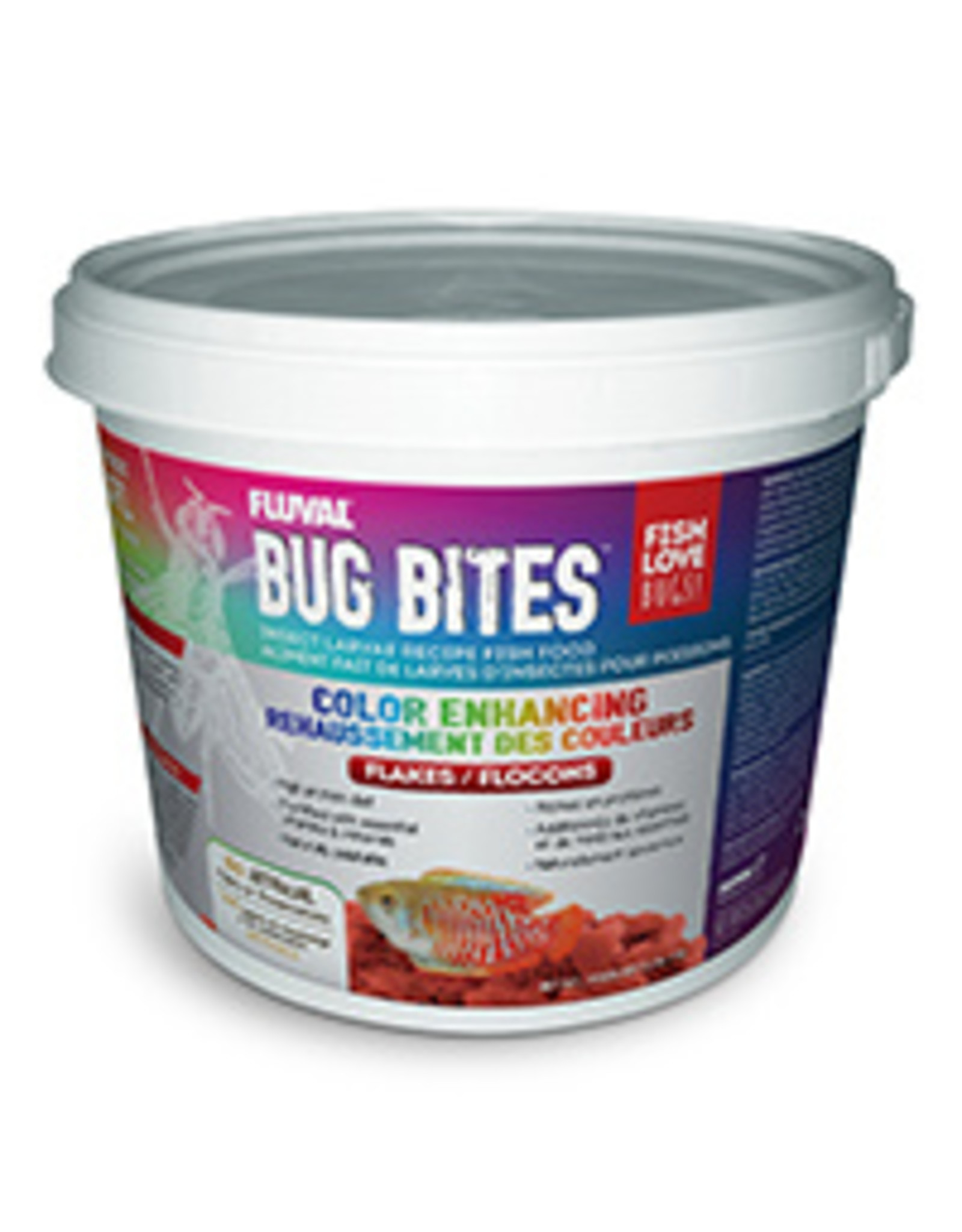 Fluval FLUVAL Bug Bites Flakes Color Enhancing 1kg