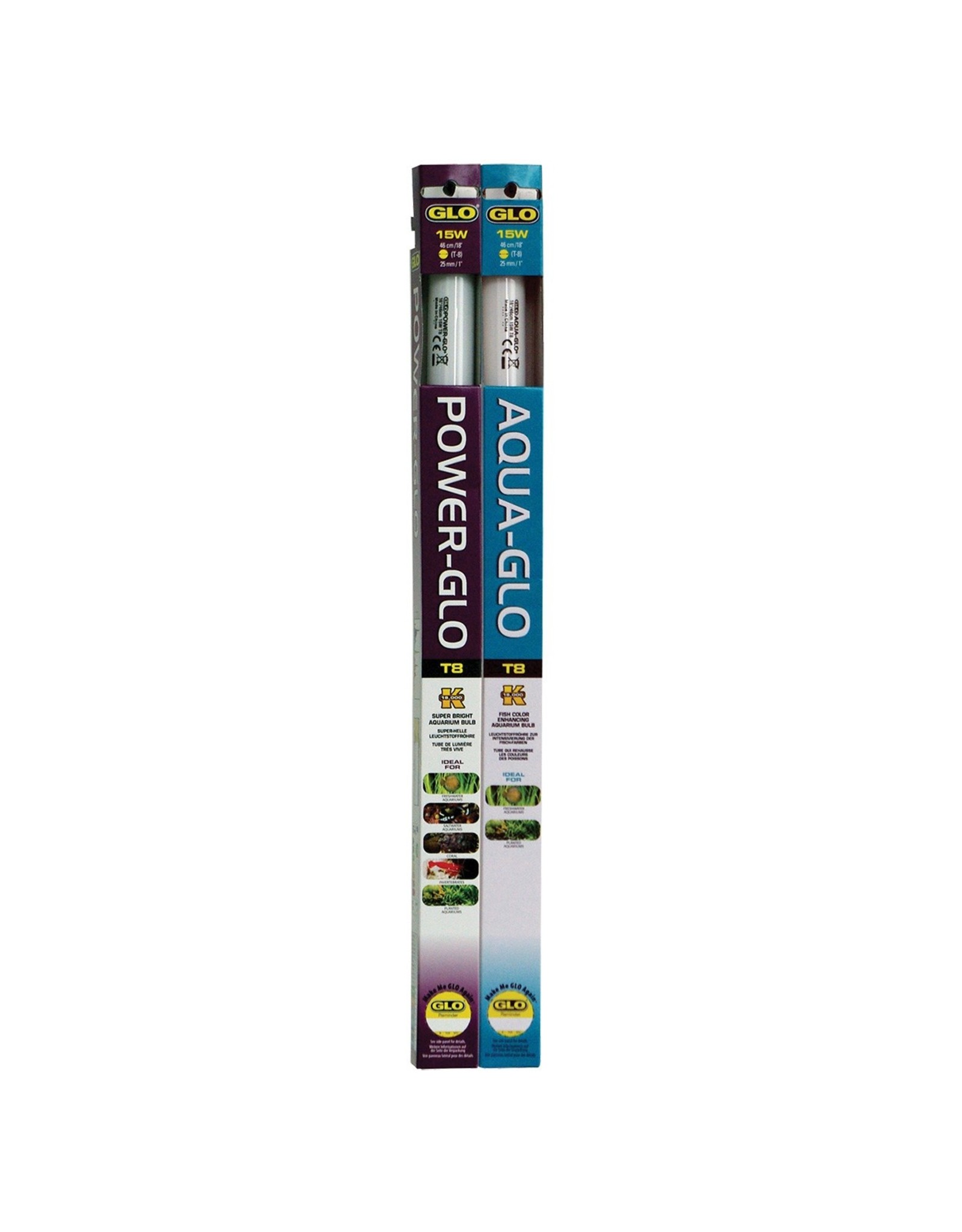 Aqua-GLO/Power-GLO T8 Fluorescent Bulb 2 Pack - Roger's Aquatics & Pet  Supplies