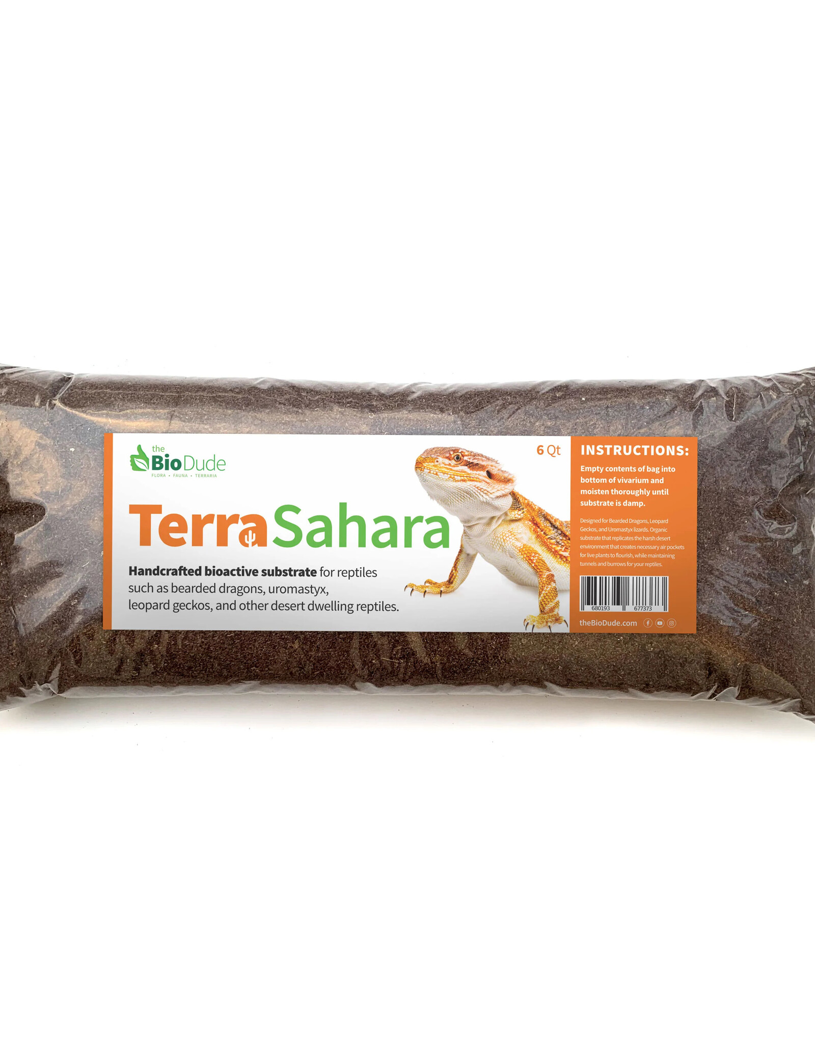 Biodude BIODUDE Terra Sahara Substrate (6qt)