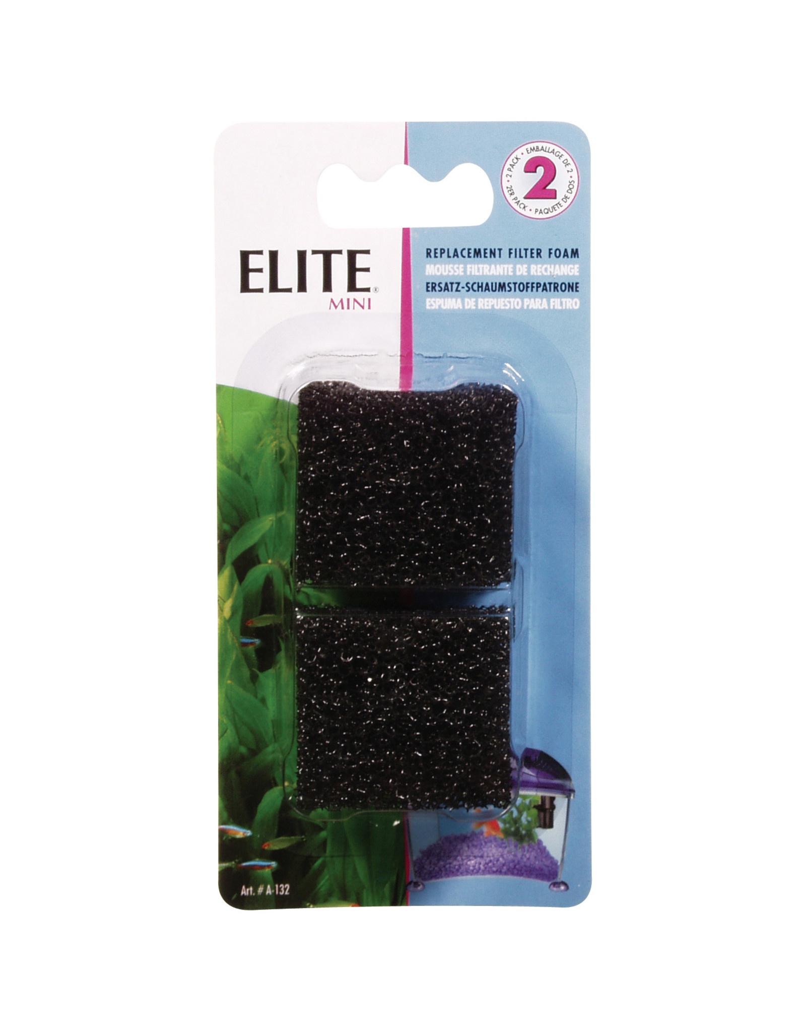 Marina MARINA Replacement Elite Filter Sponge 2 pack