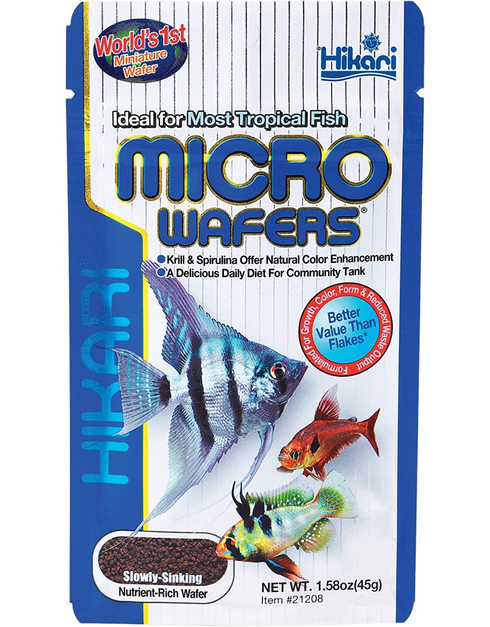Hikari Sales USA, Inc. HIKARI Tropical Micro Wafers 45GM