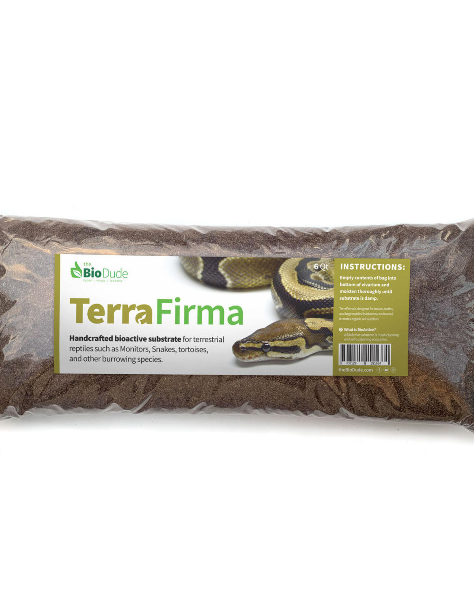 Biodude BIODUDE Terra Firma Substrate 6 Quart