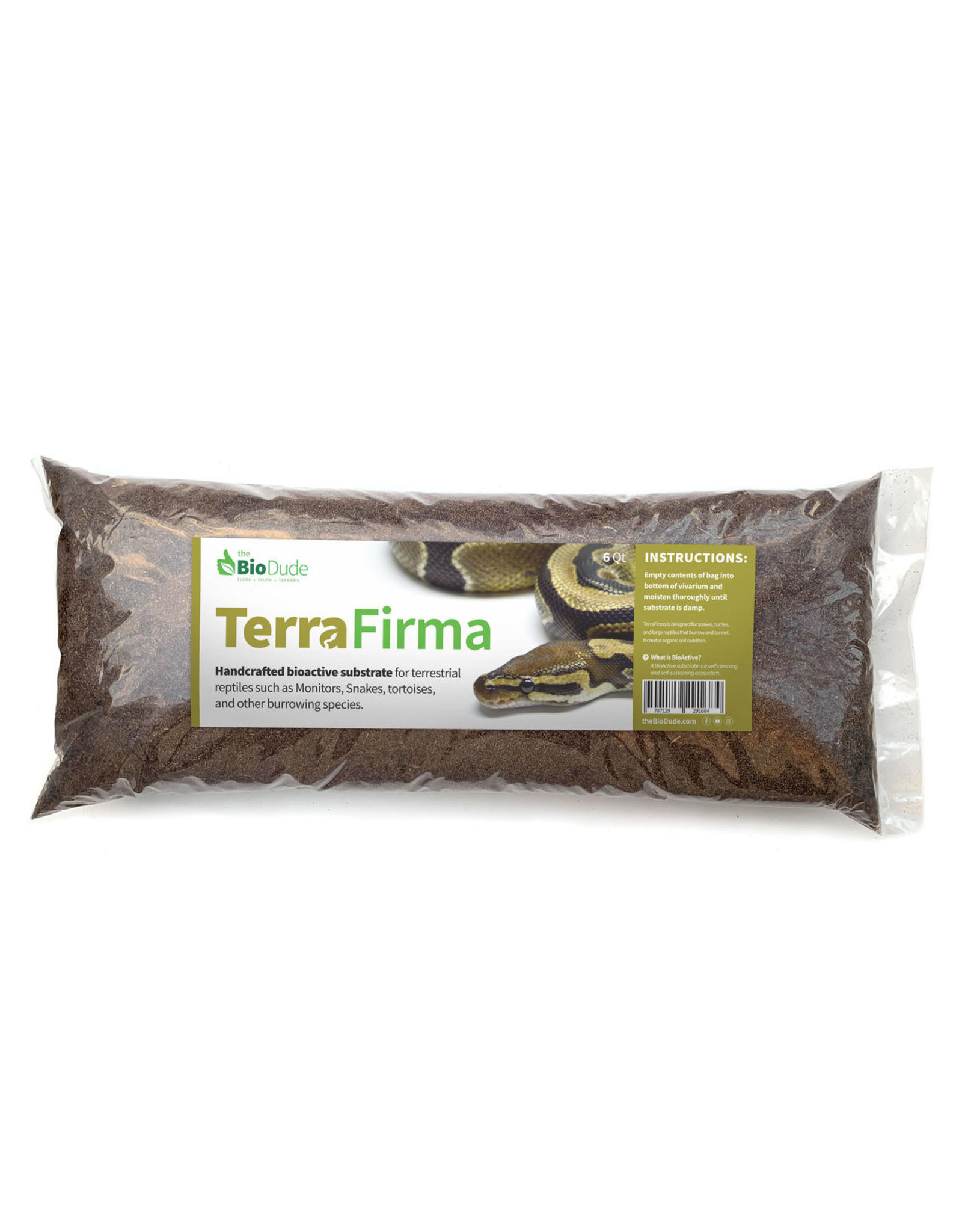 Biodude BIODUDE Terra Firma Substrate 6 Quart