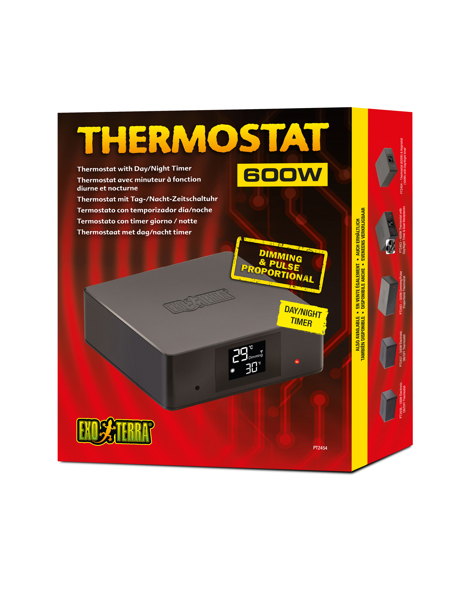 Exo Terra EXO TERRA Thermostat Day/Night 600W - single receptacle