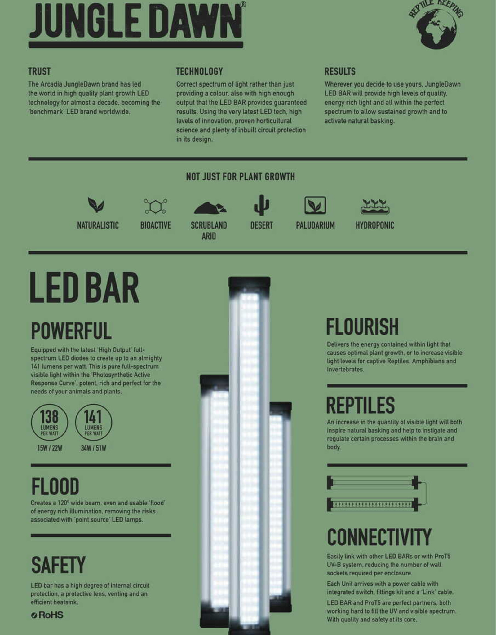 Arcadia ARCADIA Jungle Dawn LED Bar