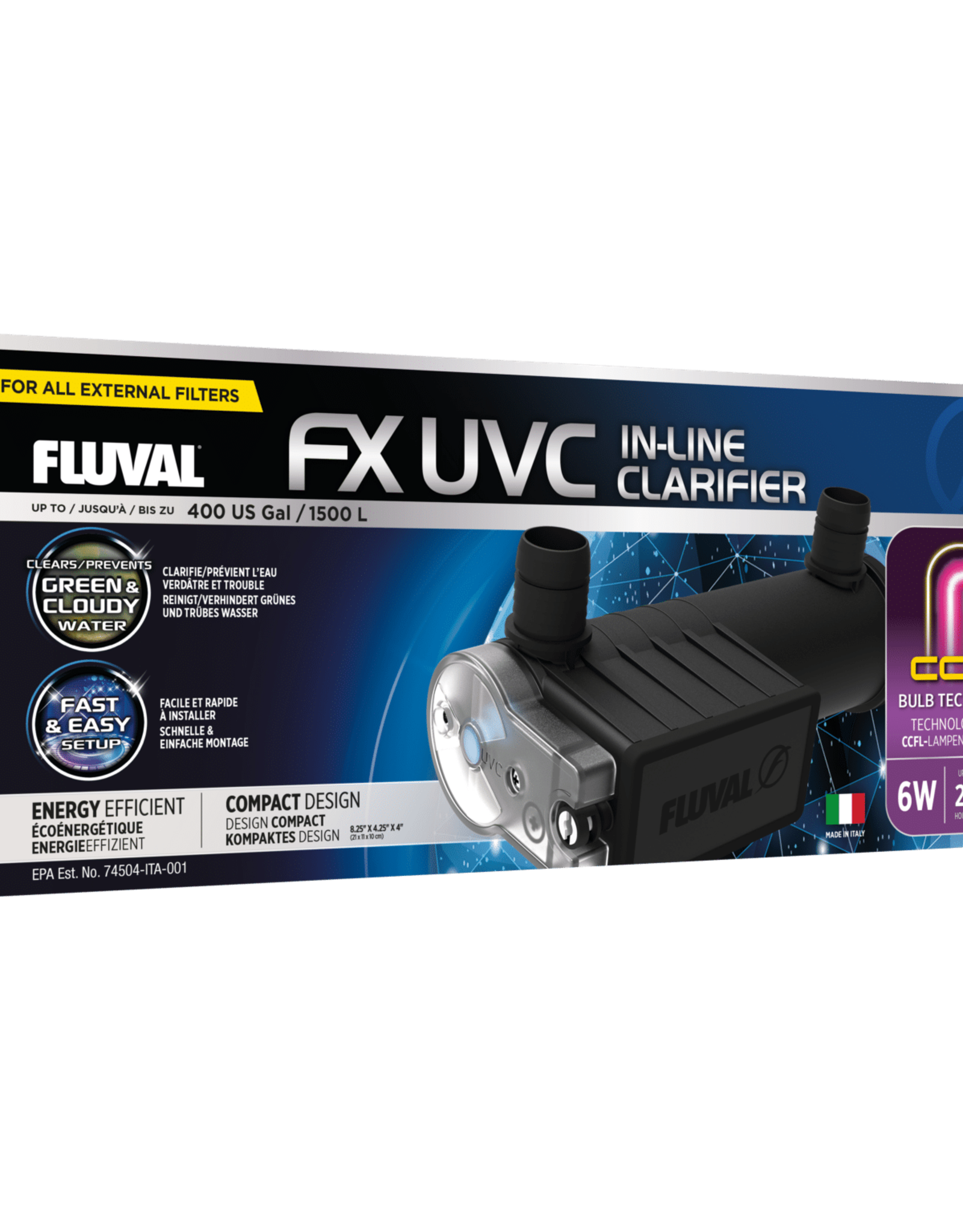 Fluval FLUVAL FX UVC In-Line Clarifier