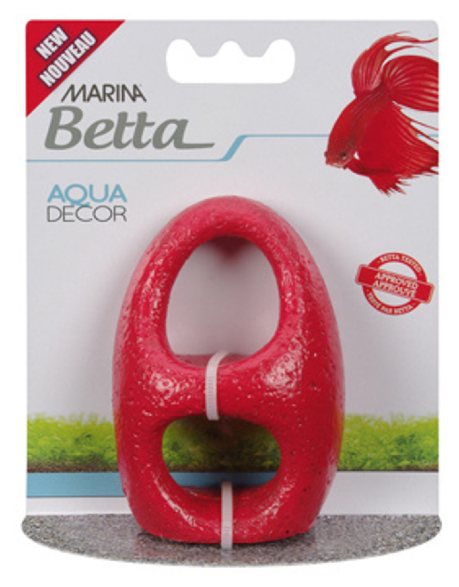 Marina MARINA Betta Ornament Red Stone Archway