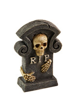 Burgham Aqua-Fit AQUA-FIT Polyresin Skull Tombstone 2"x1"x3.5"