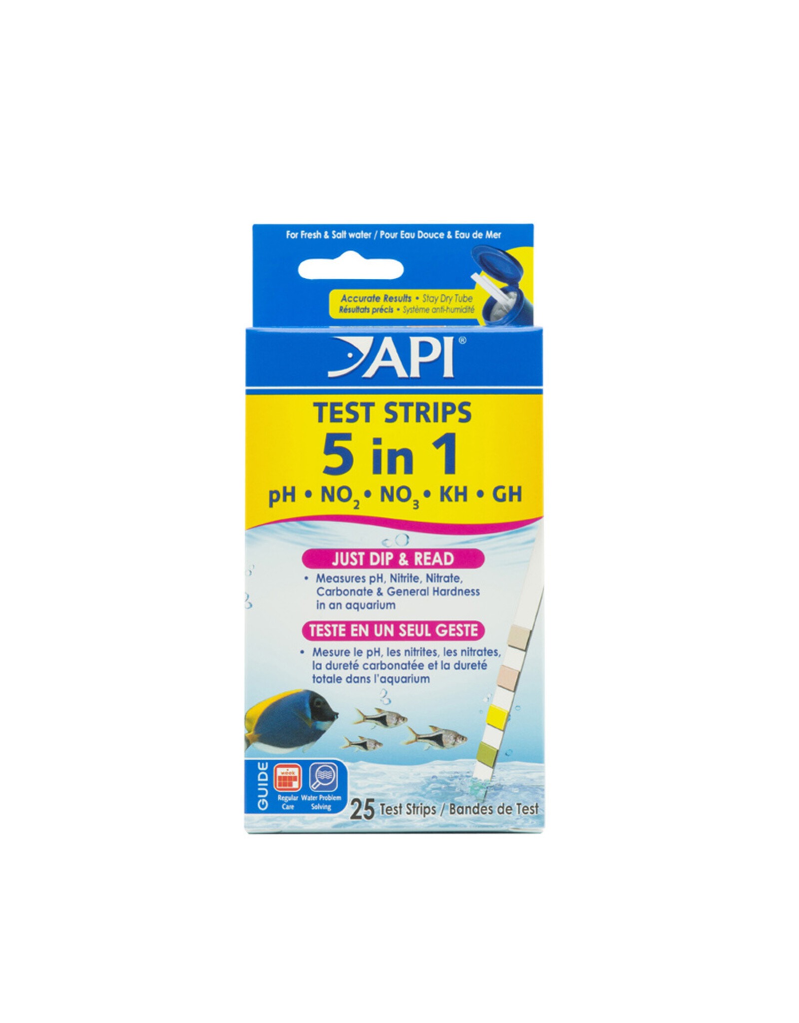 API Products API 5 in 1 Aquarium Test Strips