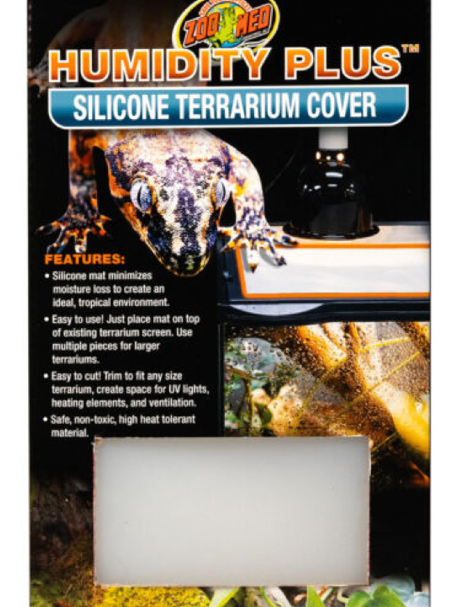 Zoo Med ZOO MED Humidity Plus - Silicone Terrarium Cover 16"x 16"