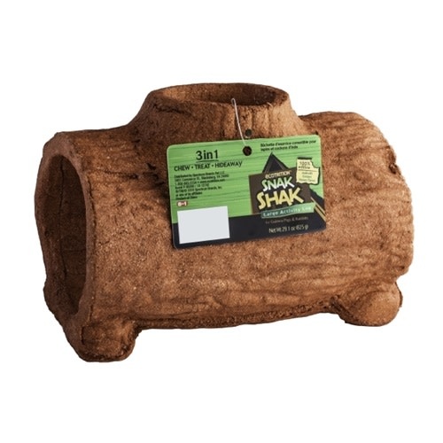 eCOTRITION SnakShak Log Large Roger's Aquatics & Pet Supplies