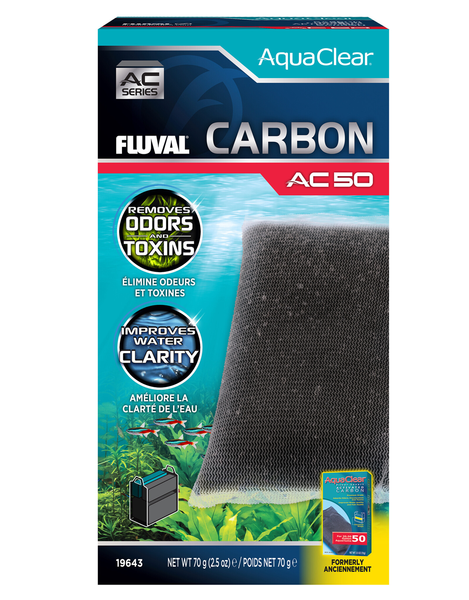 Fluval FLUVAL AquaClear Activated Carbon Insert