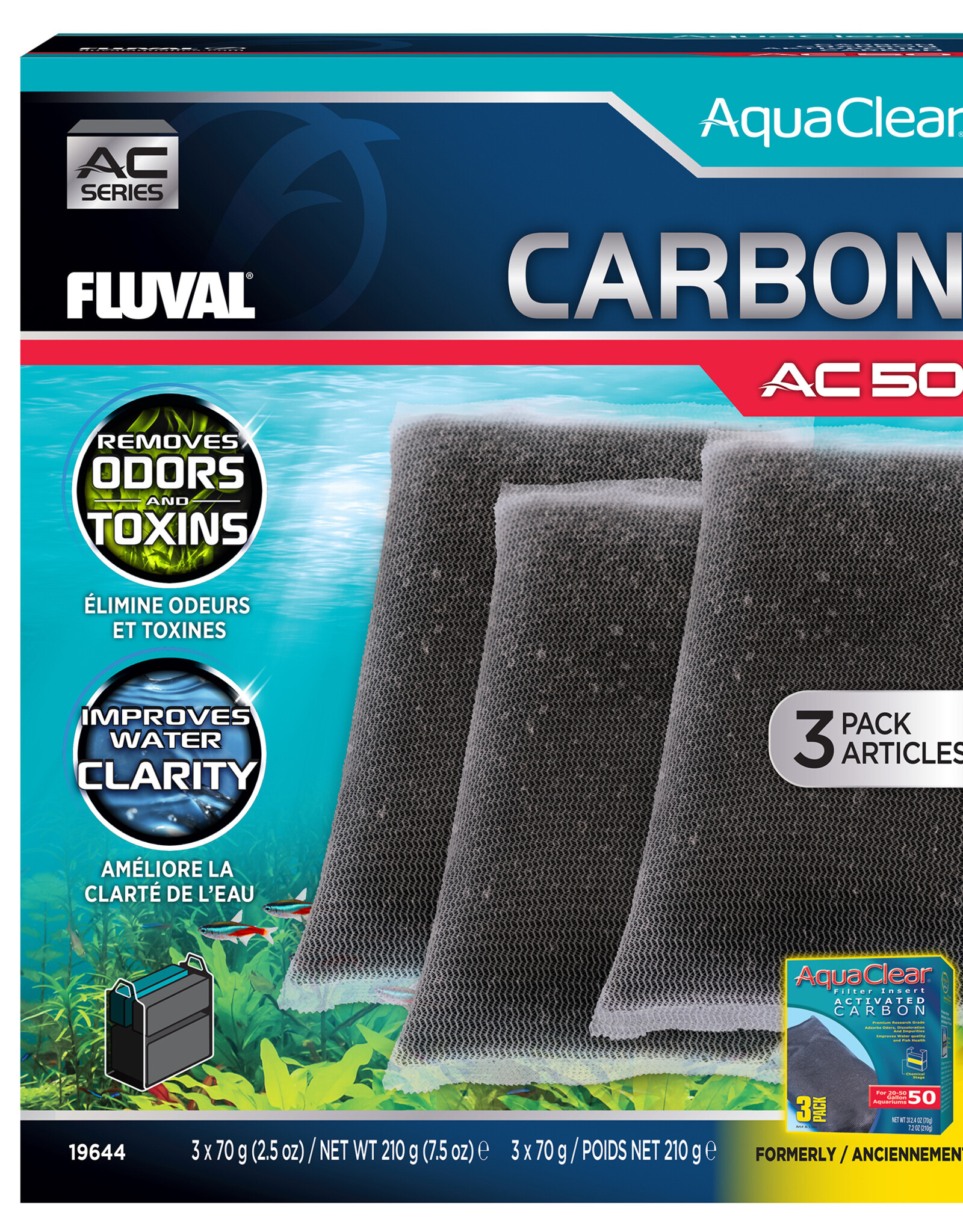 Fluval FLUVAL AquaClear Activated Carbon Insert