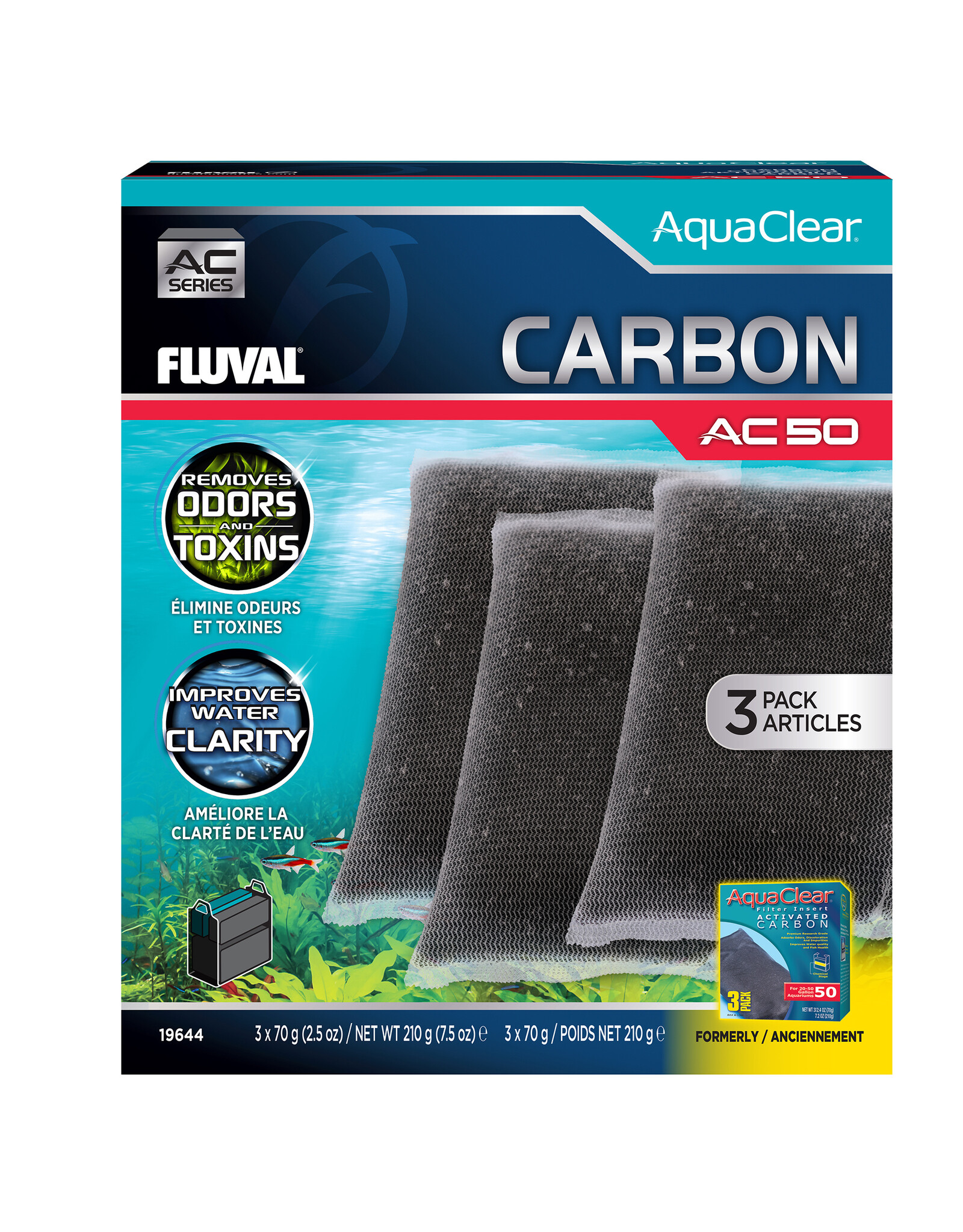 Fluval FLUVAL AquaClear Activated Carbon Insert