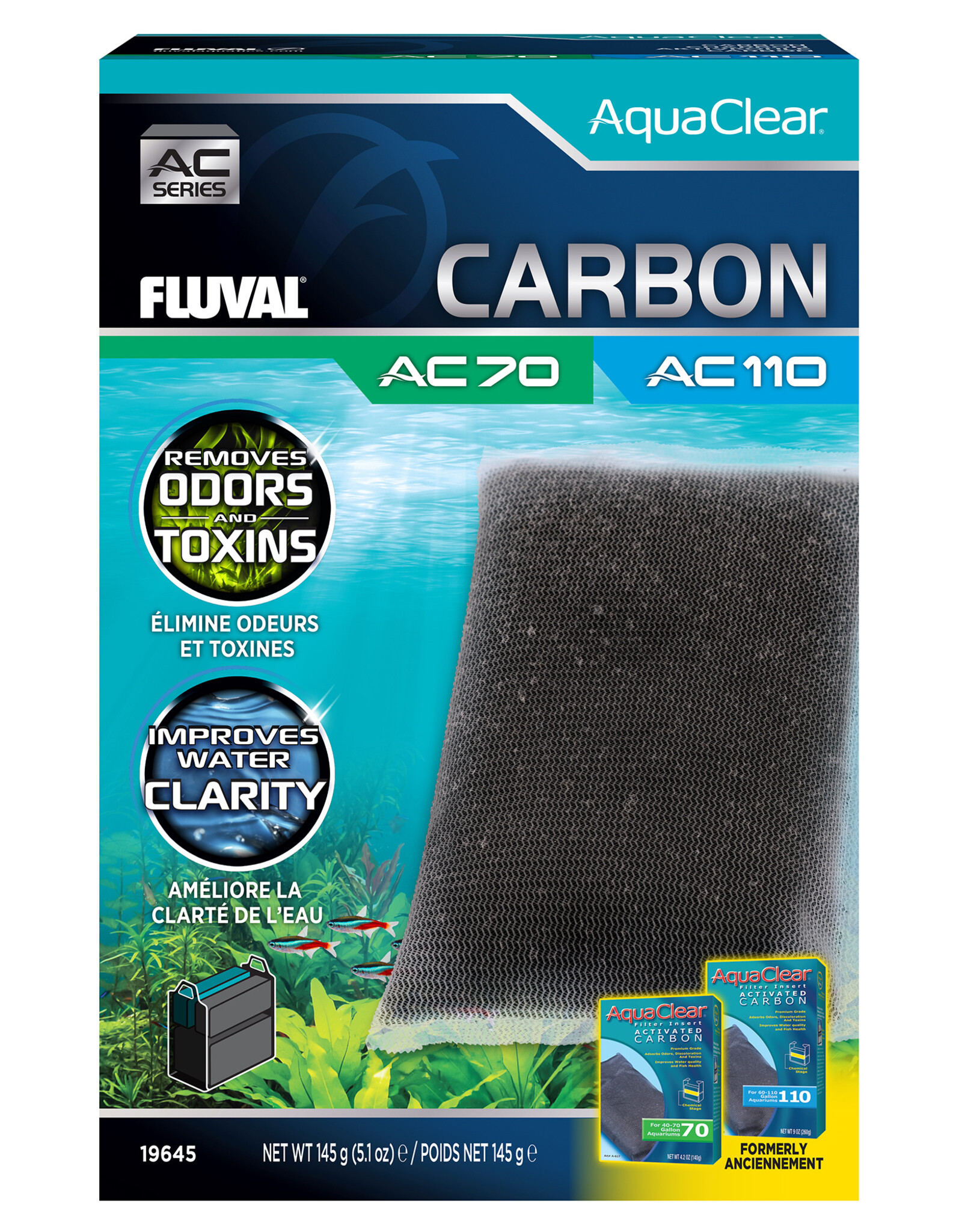 Fluval FLUVAL AquaClear Activated Carbon Insert