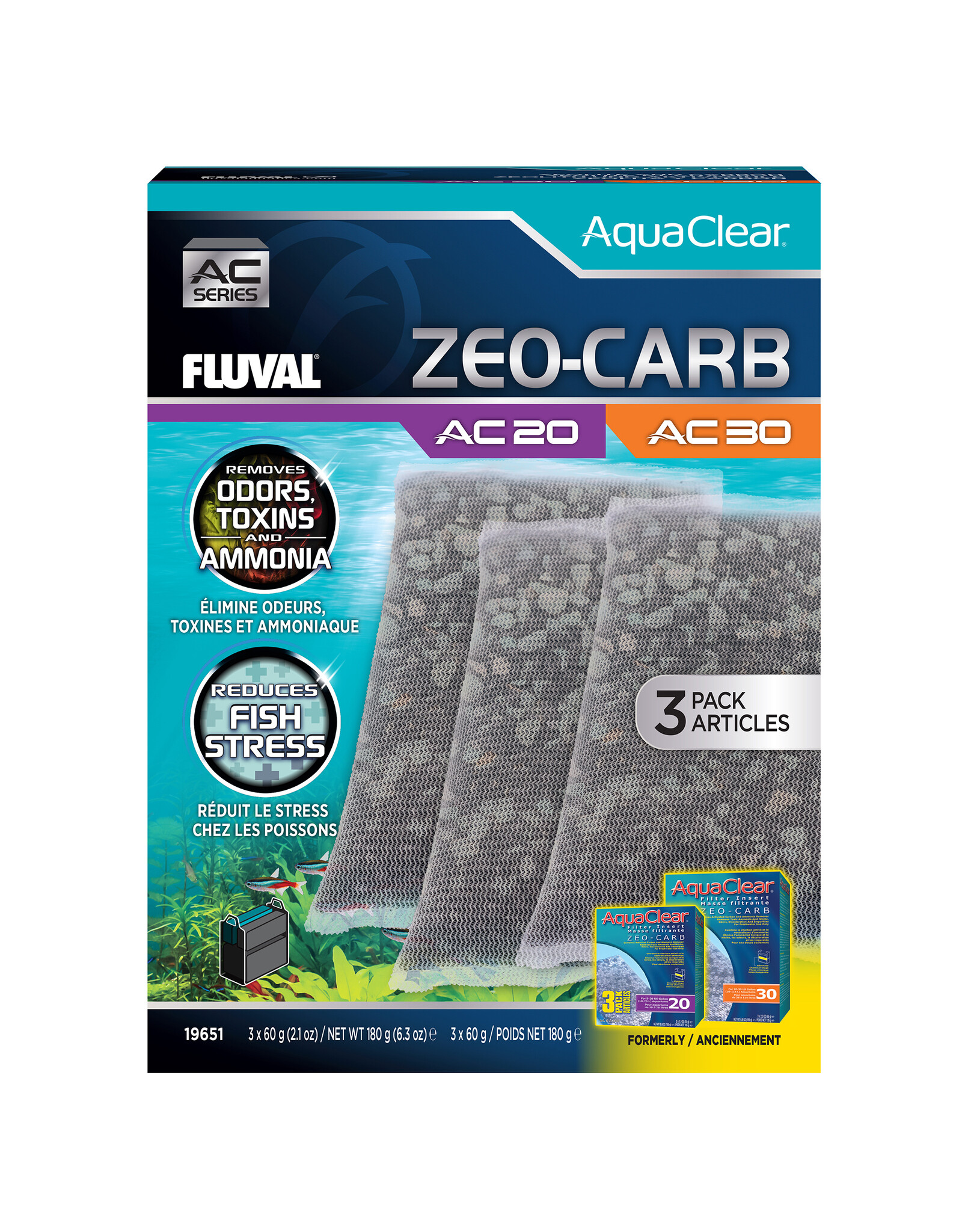 Fluval FLUVAL AquaClear Zeo-Carb Insert