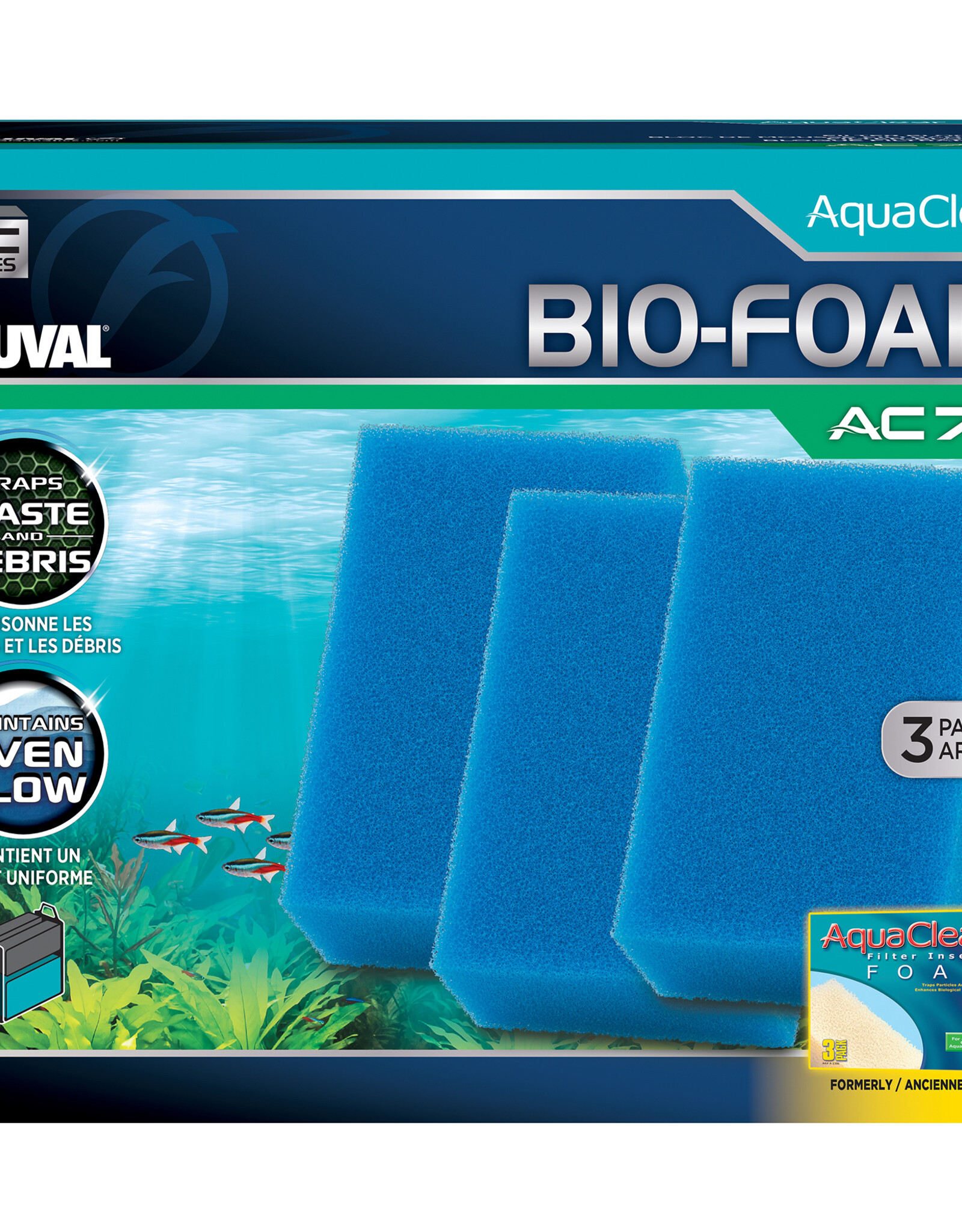 Fluval FLUVAL AquaClear Bio-Foam Filter Insert - Blue