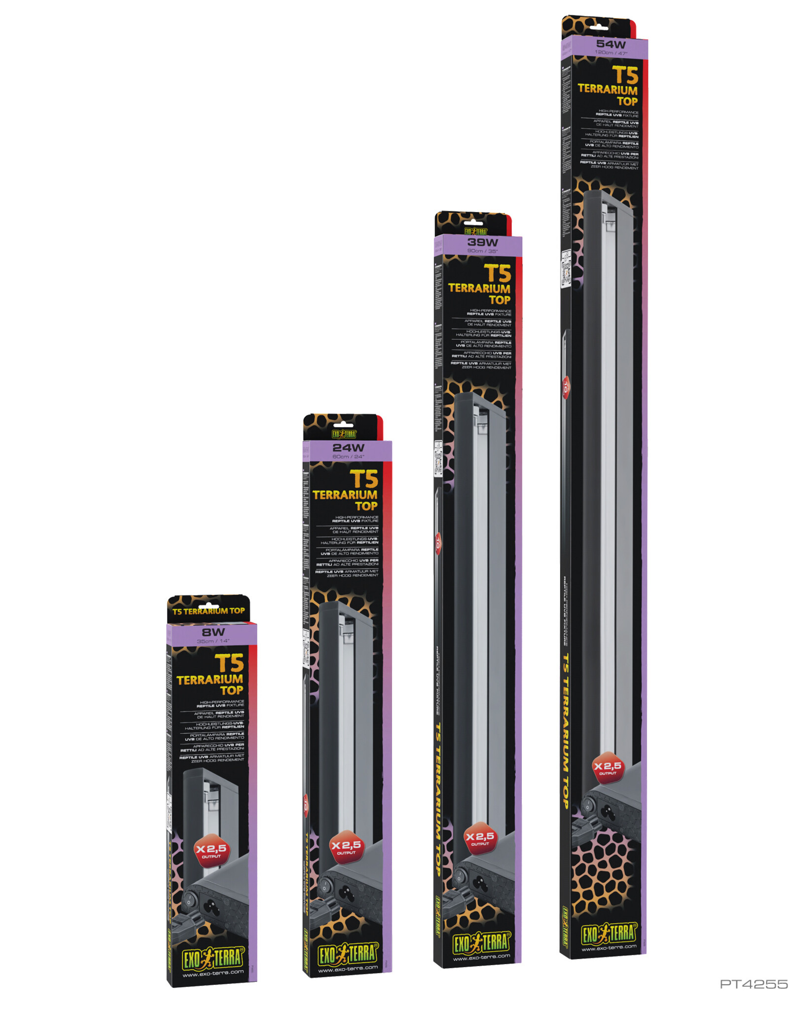 Exo Terra EXO TERRA T5 Terrarium Top High-Performance Reptile UVB Fixture