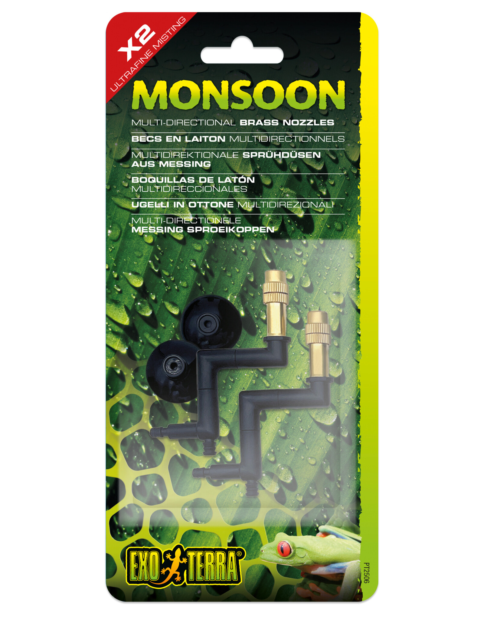 Exo Terra EXO TERRA Monsoon Nano Multi-directional Brass Nozzles