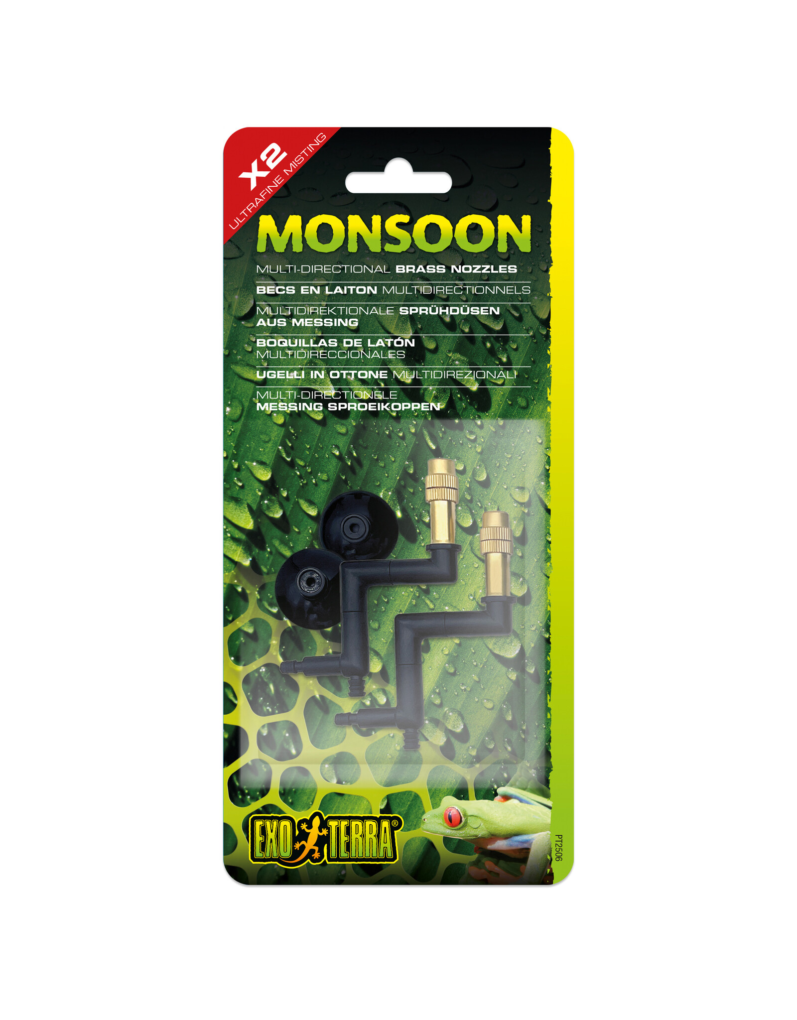 Exo Terra EXO TERRA Monsoon Nano Multi-directional Brass Nozzles