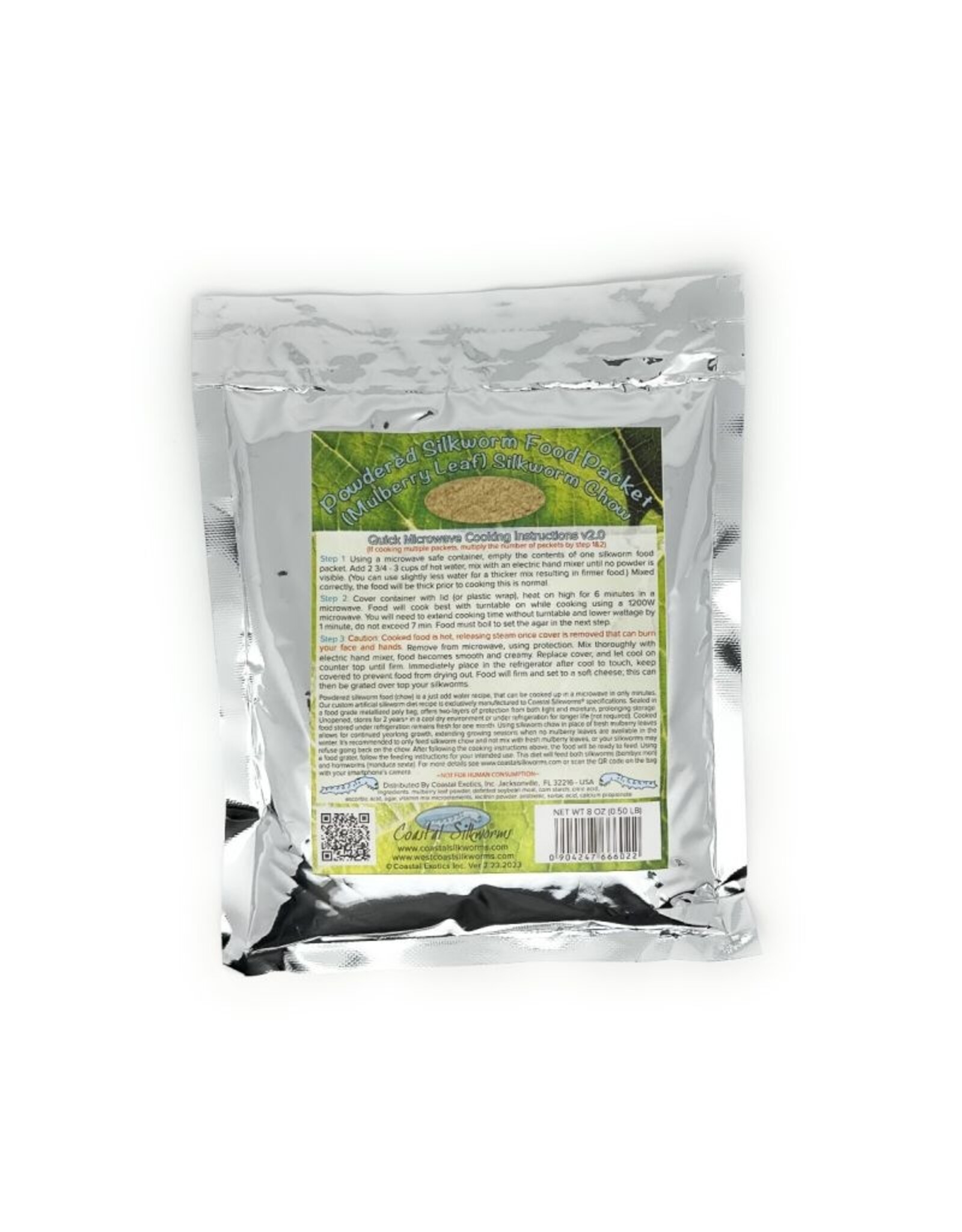 COASTAL SILK WORM - Silkworm Food 1/2 lb powder