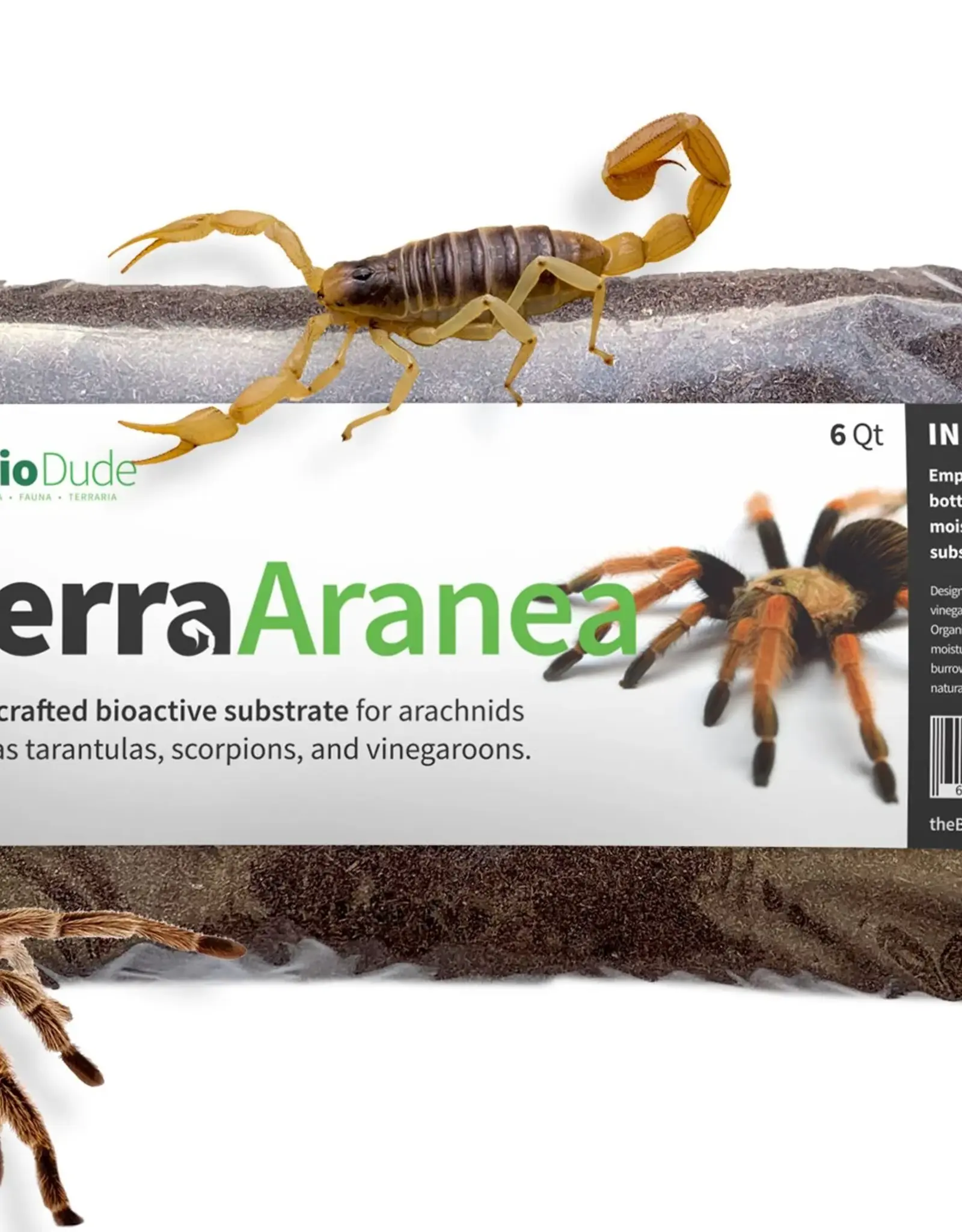 Biodude BIODUDE Terra Aranea Tarantula Substrate 6qt