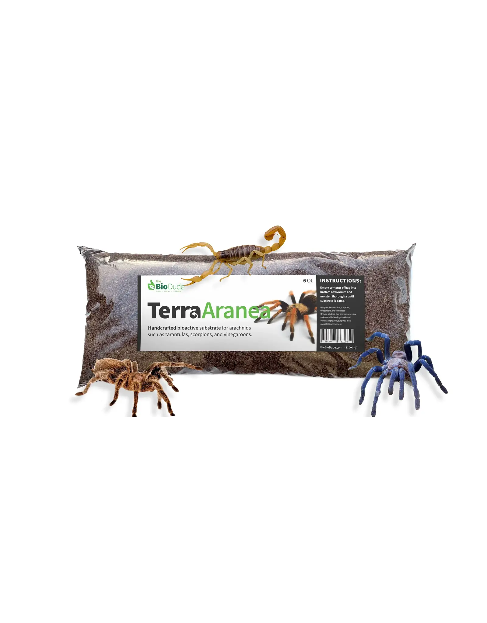 Biodude BIODUDE Terra Aranea Tarantula Substrate 6qt