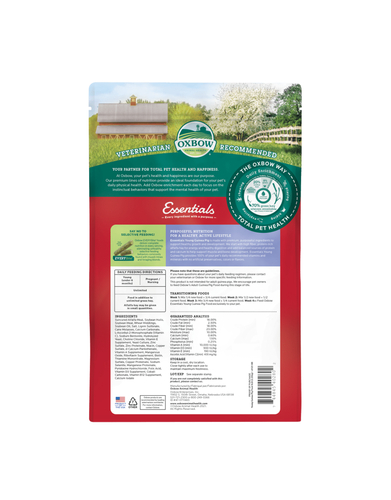 Oxbow OXBOW Essentials Young Guinea Pig 5LB