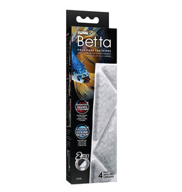 Fluval FLUVAL Betta Aquarium Kit 6 Gallon Replacement Filter Cartridge 4pc