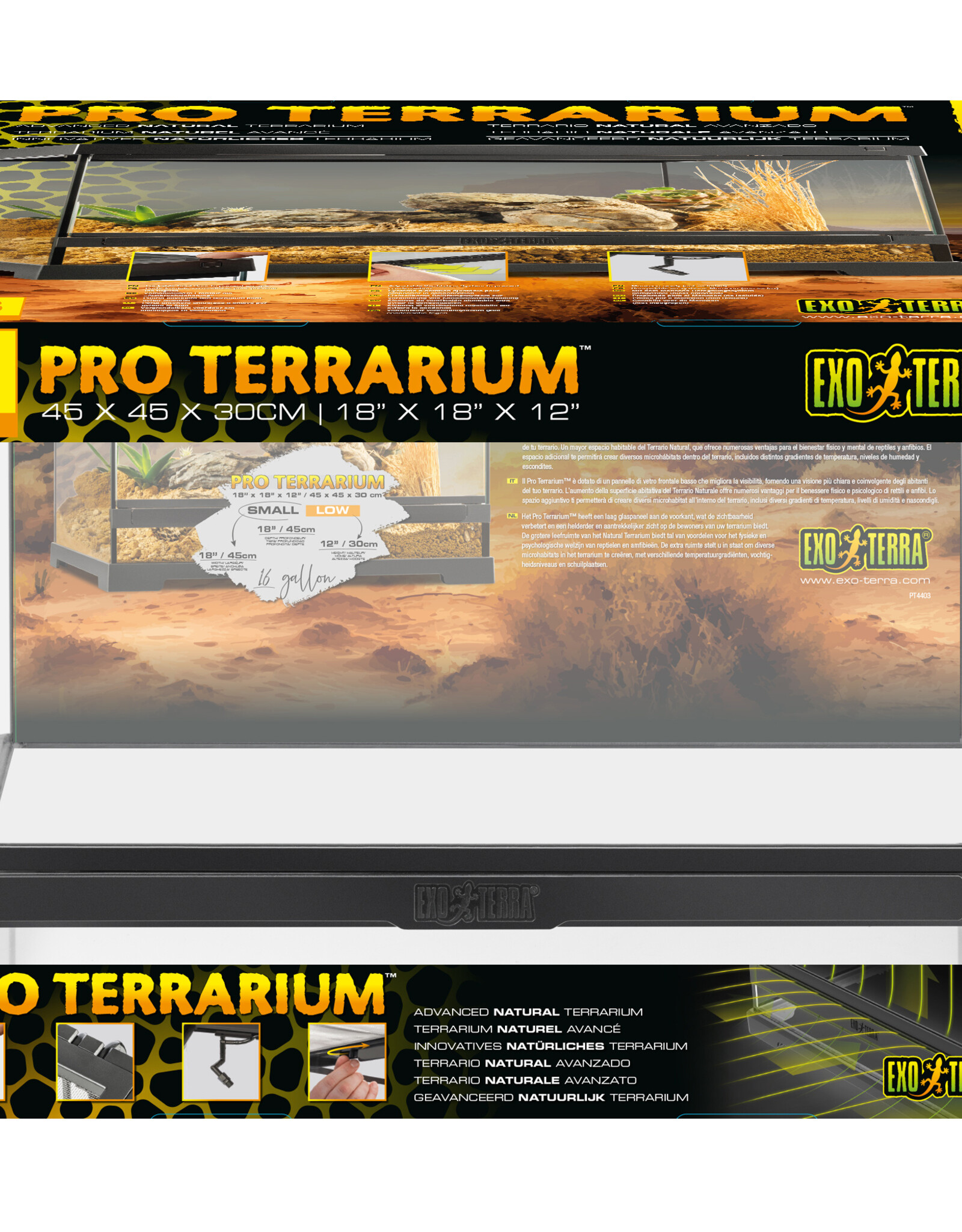Exo Terra EXO TERRA Advanced Natural Pro Terrarium Small