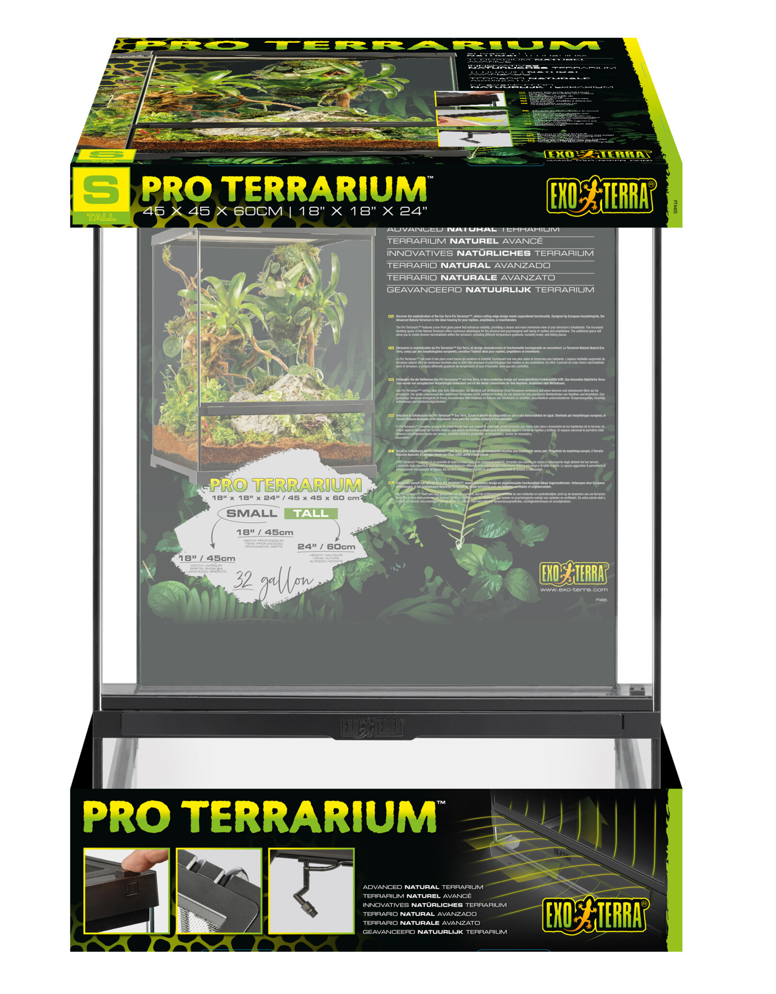 Exo Terra EXO TERRA Advanced Natural Pro Terrarium Small