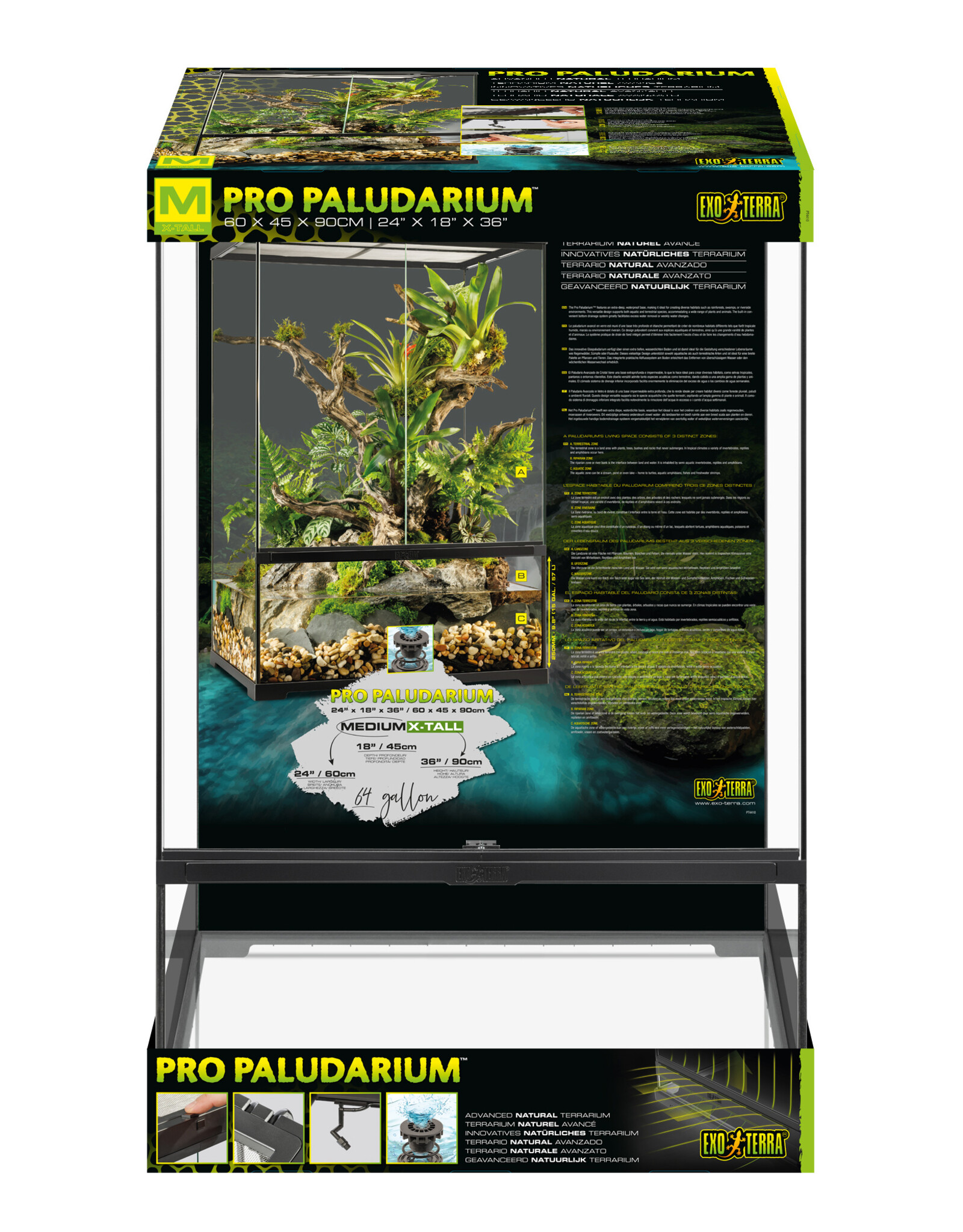 Exo Terra EXO TERRA Advanced Natural Pro Paludarium XTall