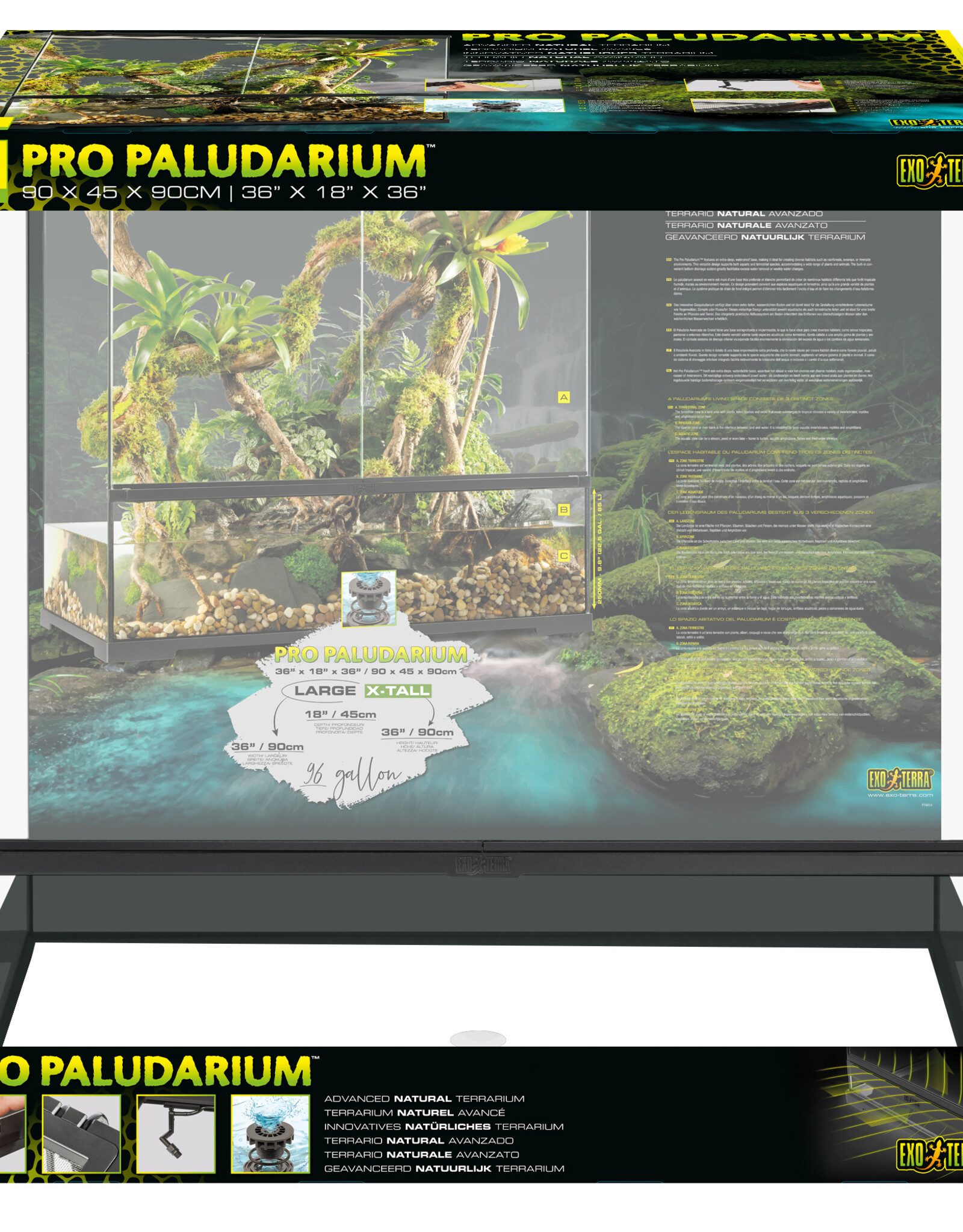 Exo Terra EXO TERRA Advanced Natural Pro Paludarium XTall