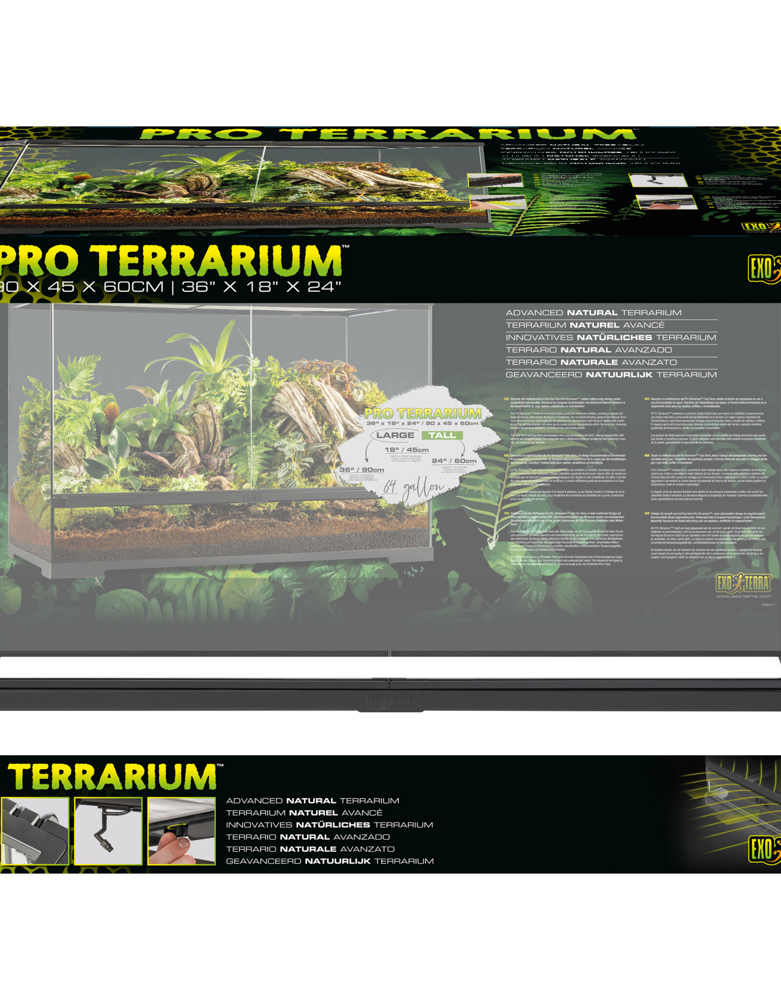 Exo Terra EXO TERRA Advanced Natural Pro Terrarium Large