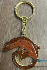 Roger's Aquatics Roger's Aquatics Enamel Keychain - Crested Gecko