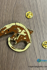 Roger's Aquatics Roger's Aquatics Enamel Pin - Crested Gecko