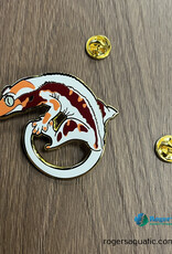 Roger's Aquatics Roger's Aquatics Enamel Pin - Crested Gecko