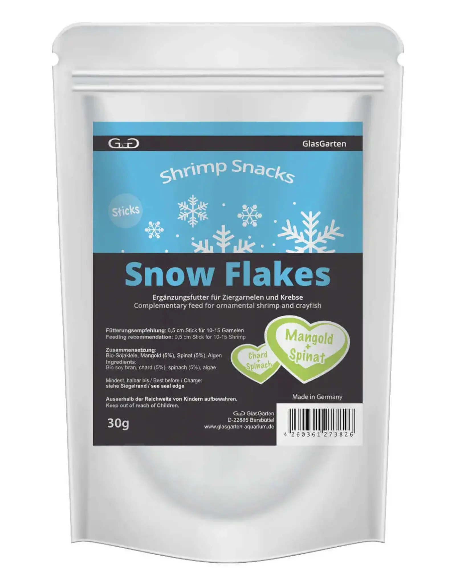 GlasGarten GLASGARTEN Shrimp Snacks 30g