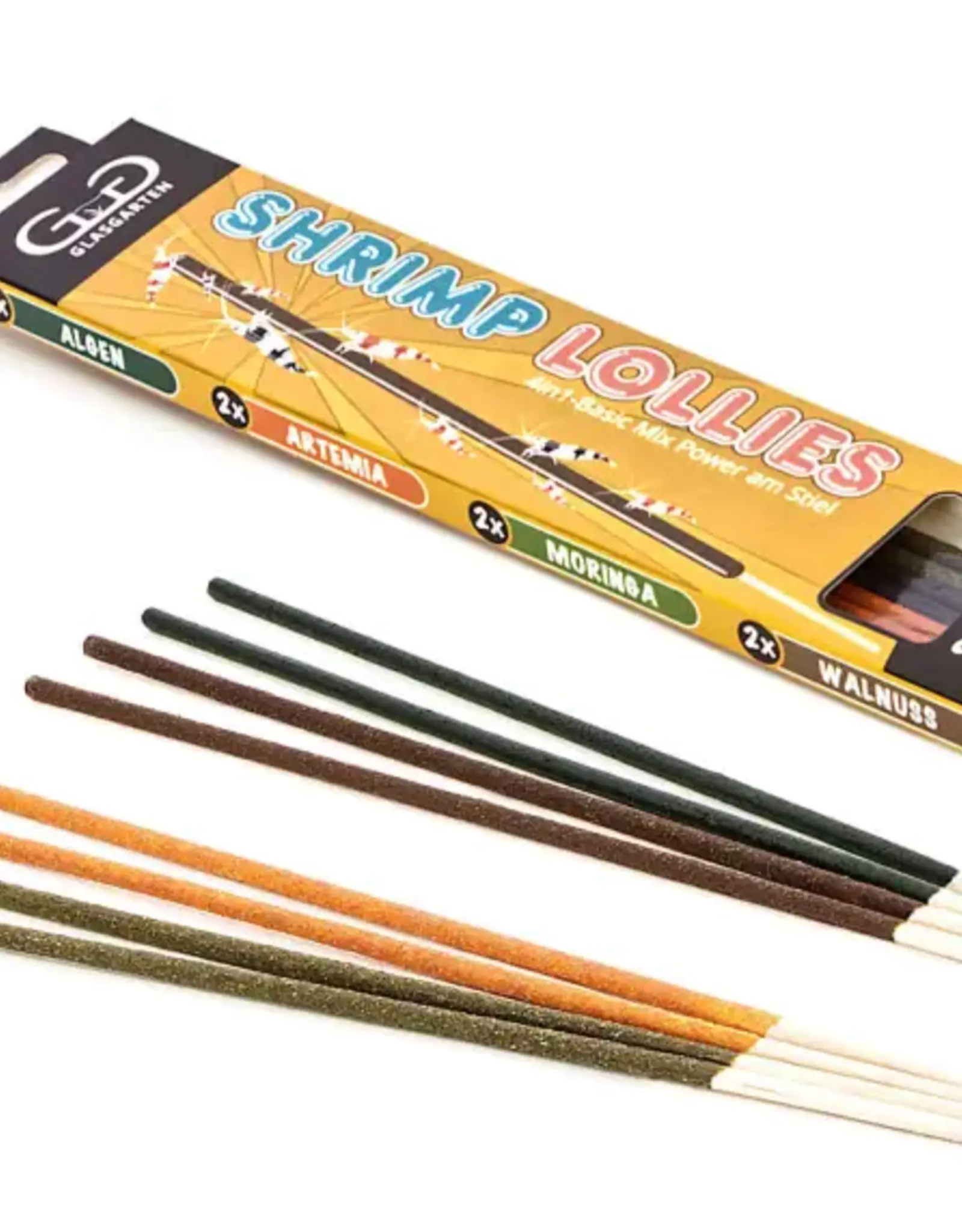 GlasGarten GLASGARTEN Shrimp Lollies 4in1 Sticks 8 pack