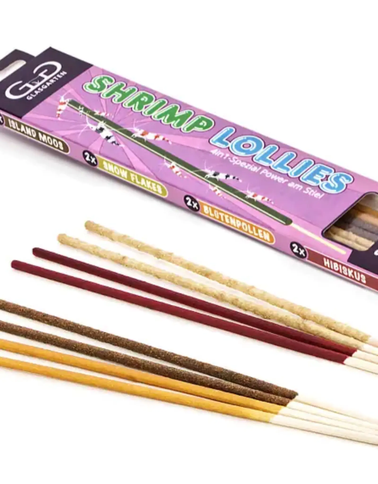 GlasGarten GLASGARTEN Shrimp Lollies 4in1 Sticks 8 pack