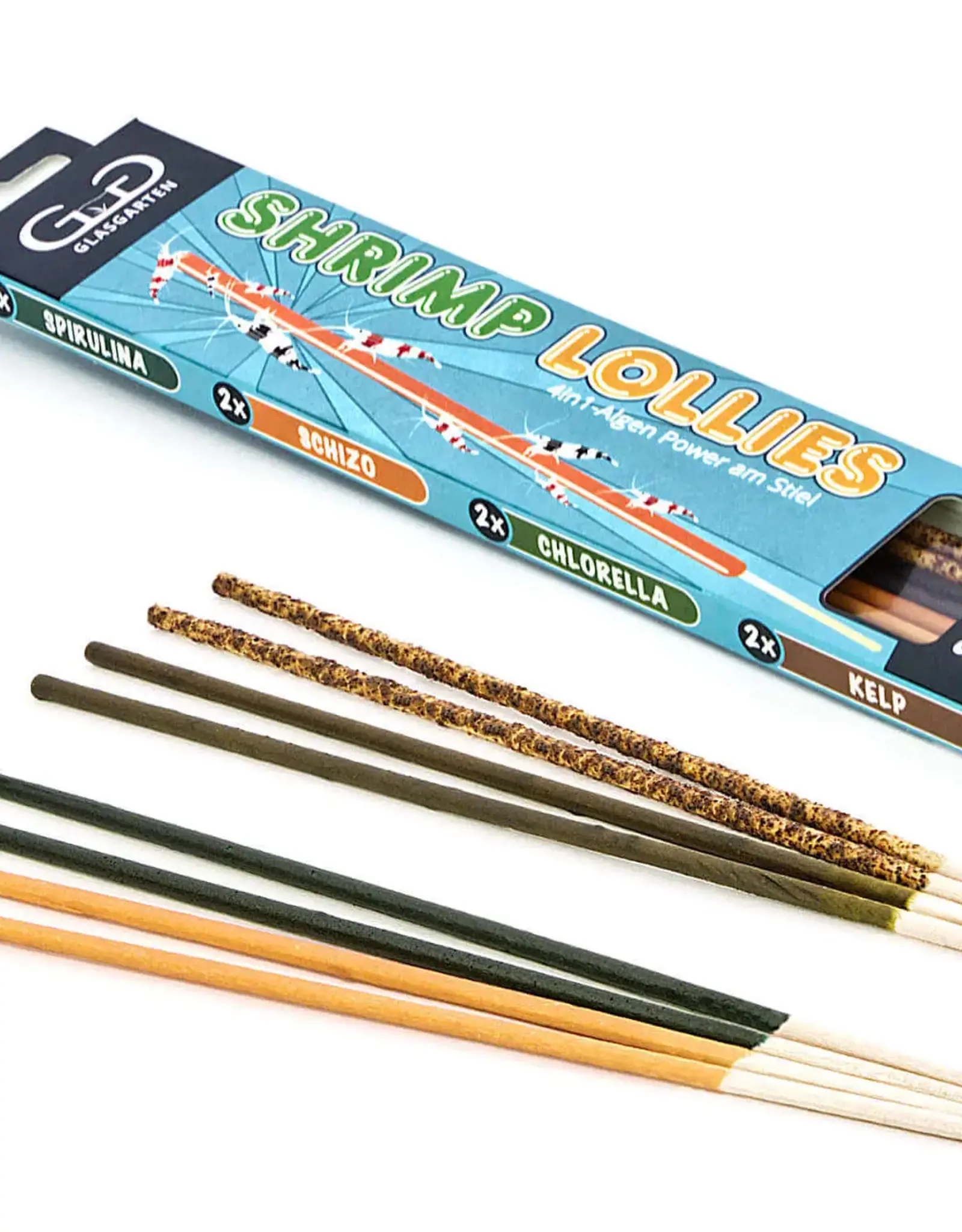 GlasGarten GLASGARTEN Shrimp Lollies 4in1 Sticks 8 pack