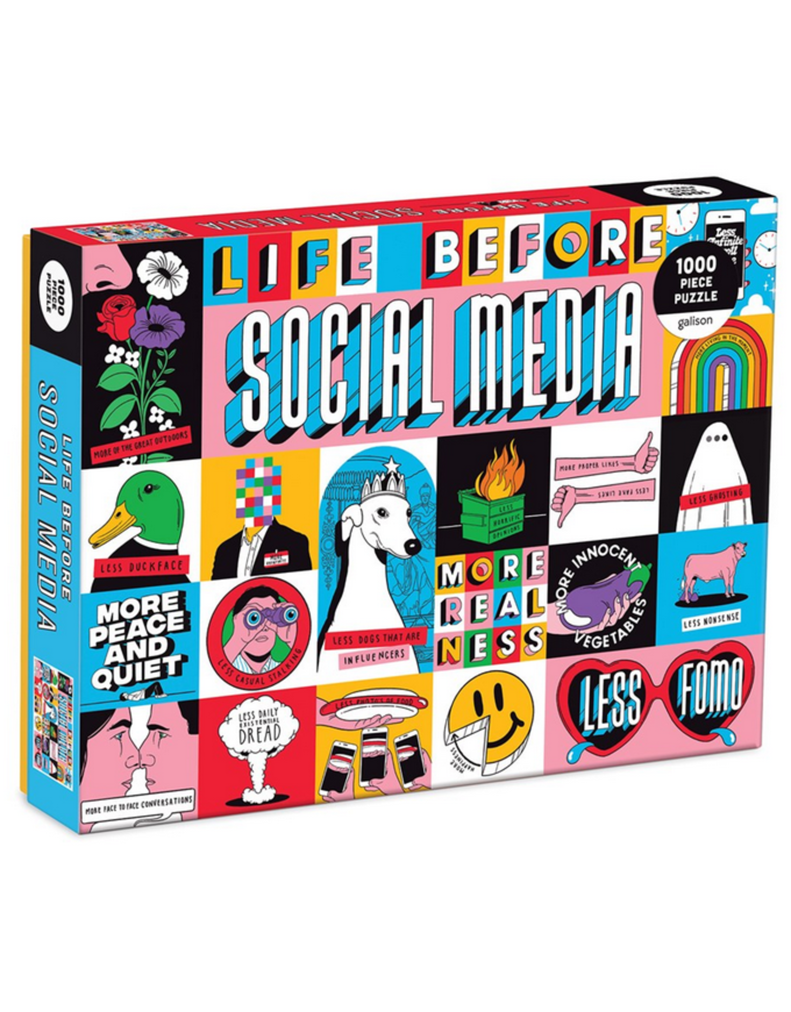 Life Before Social Media 1000 Piece Puzzle