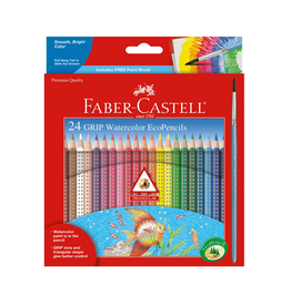 Faber-Castell 24ct Grip Watercolor EcoPencils