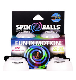 Fun In Motion Toys Spin Balls Pair LED