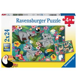 Ravensburger Koalas and Sloths 2x24 pc Puzzles