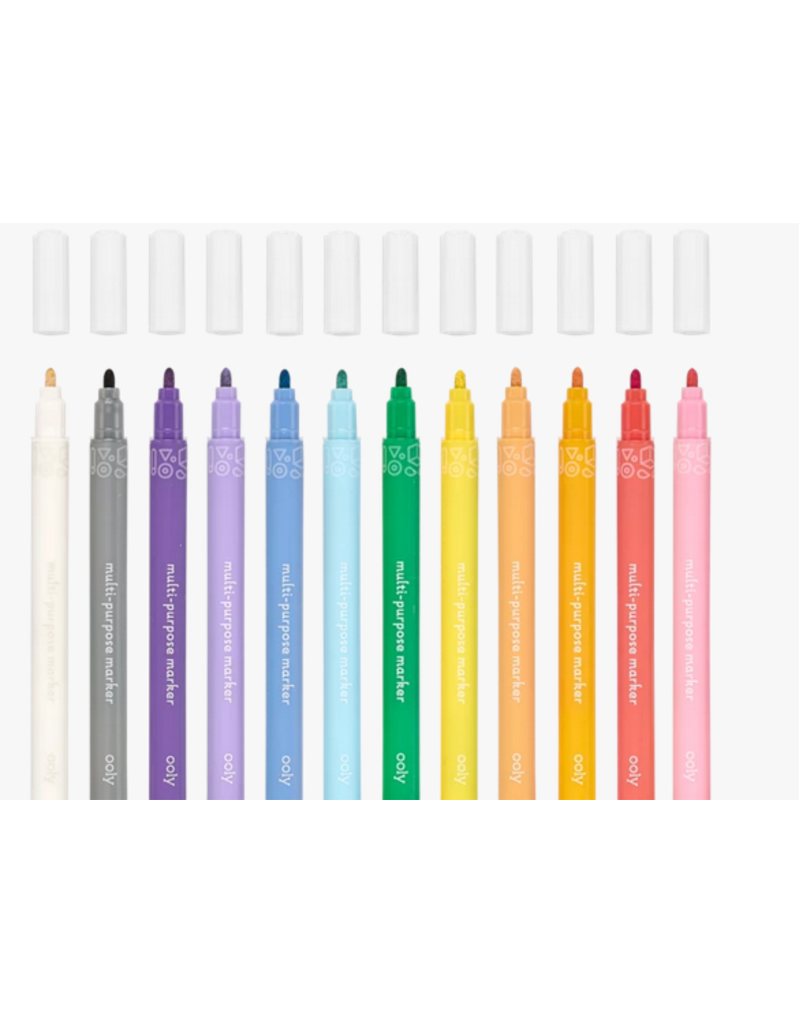 Marvelous MultiPurpose Paint Marker Set of 12 Busy Bee Toys