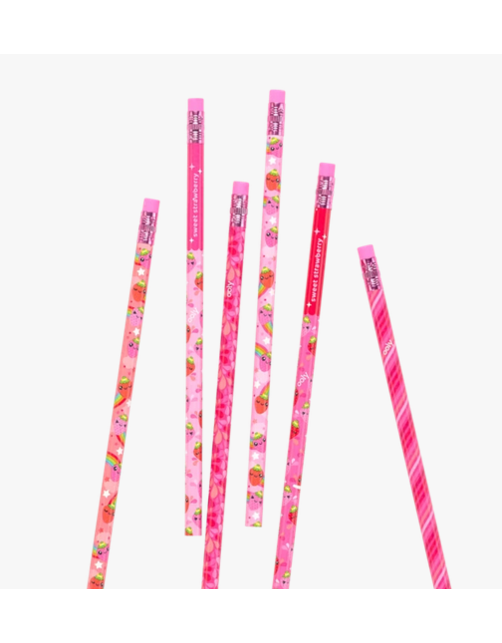 ooly Lil' Juicy Scented Graphite Pencils - Strawberry