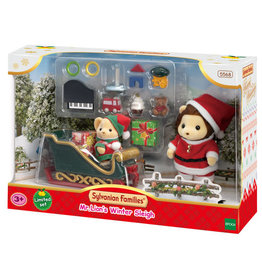 Calico Critters Mr. Lion's Winter Sleigh