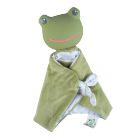 Tikiri Gemba the Frog Baby Comforter with Teether Head